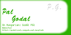 pal godal business card